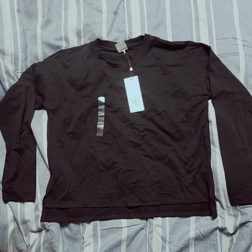 Elegant Black Long Sleeve Top